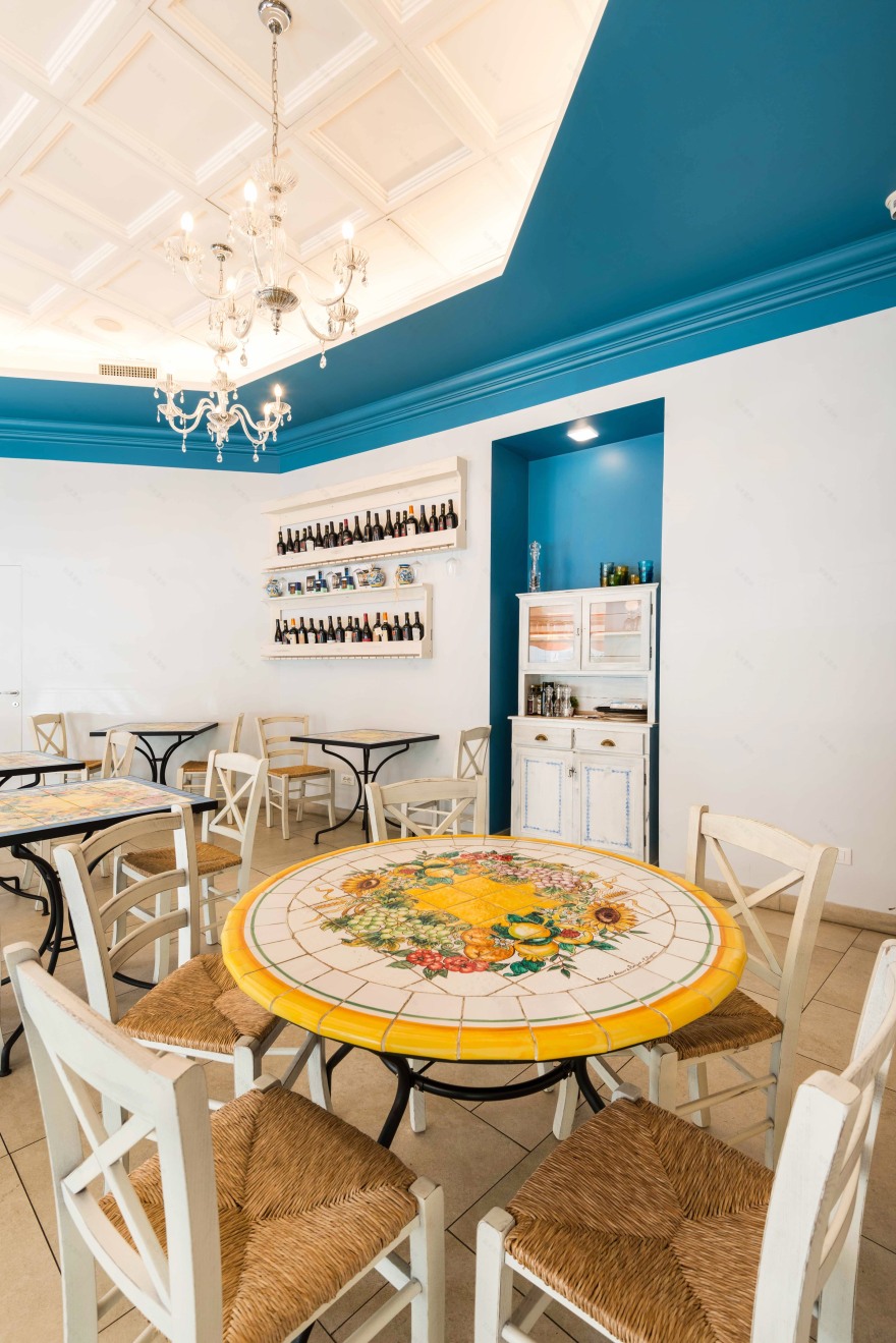 罗马"Puro Sud"餐厅 | 自由风格与地中海色彩的完美融合-2