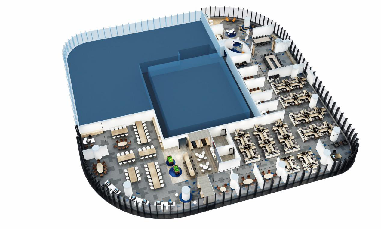 EDS Interior设计 || 上海长安福特新办公楼的简约风——实用既是完美-37