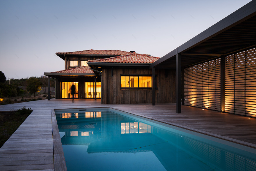 湖海之间的 Hossegor 别墅-1