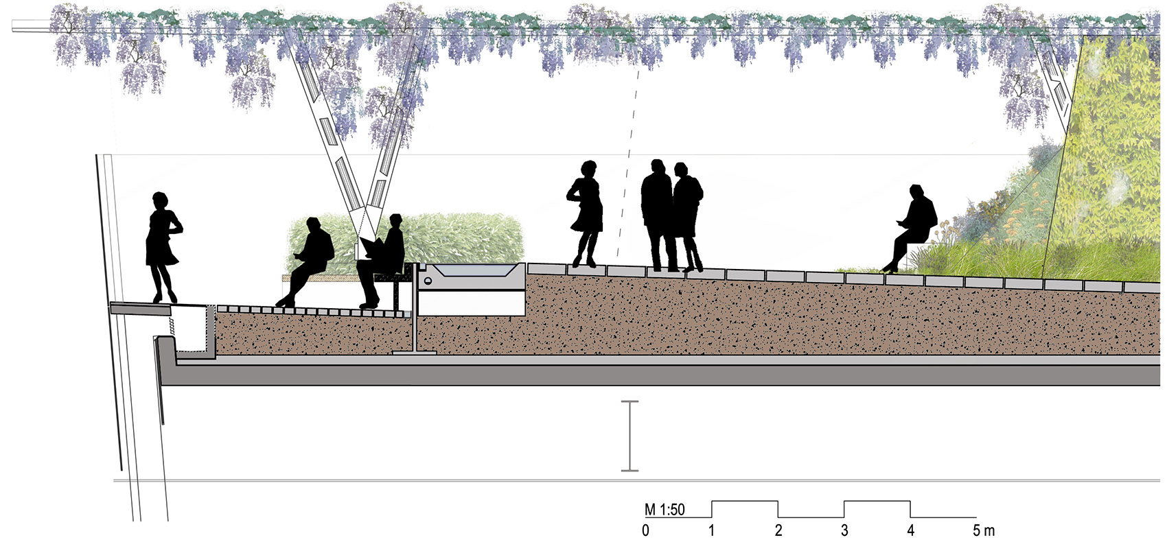 芬彻奇街120号屋顶花园，伦敦/伦敦市内最大的公共屋顶花园空间-50