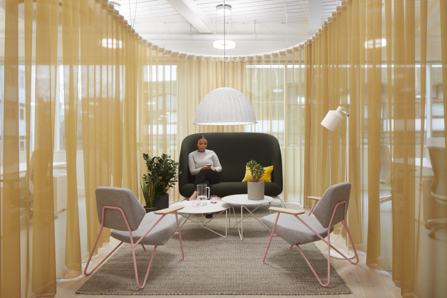 伦敦粉色 granite 大楼室内设计丨英国伦敦丨Buckley Gray Yeoman-0