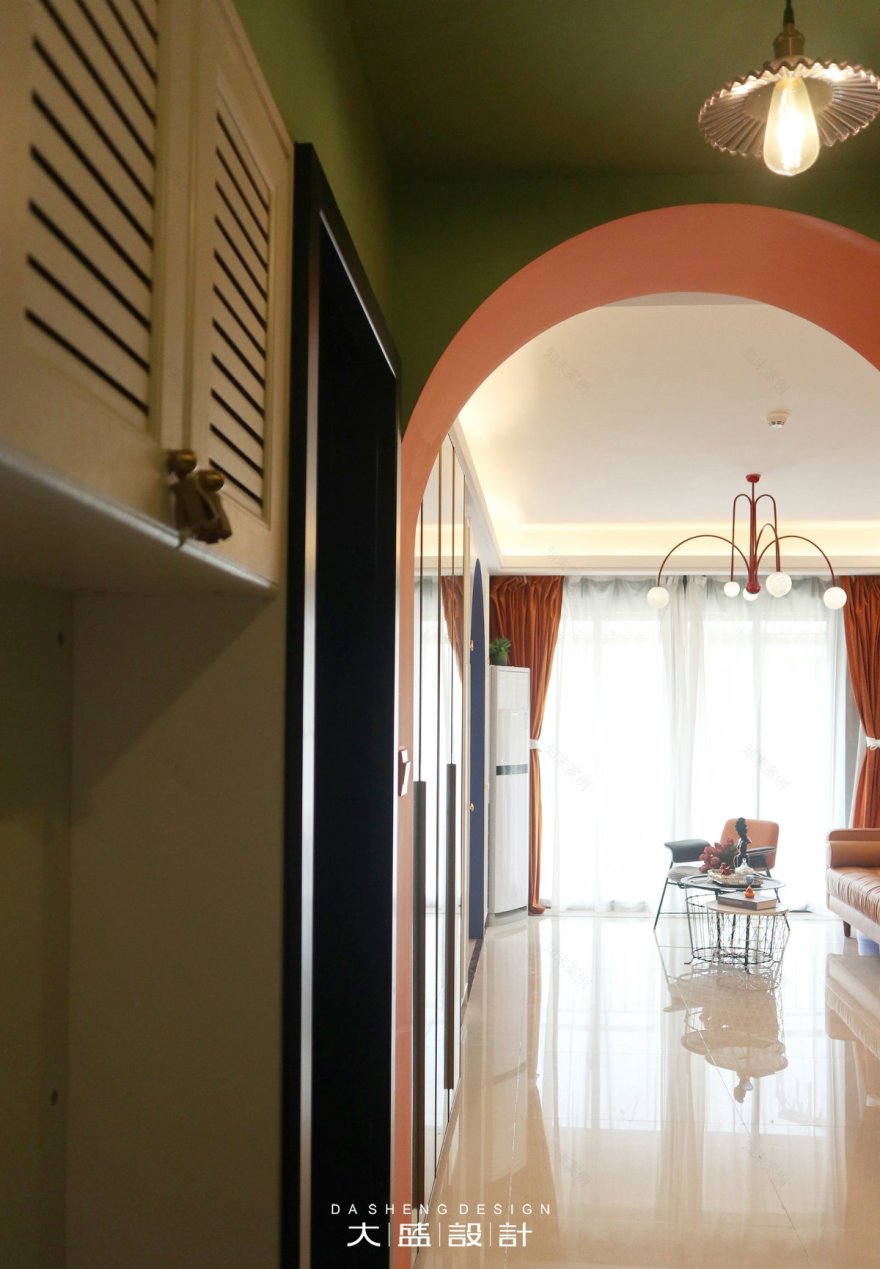 南宁光明城市 96㎡孟菲斯风格家居,色彩斑斓的甜蜜空间-49