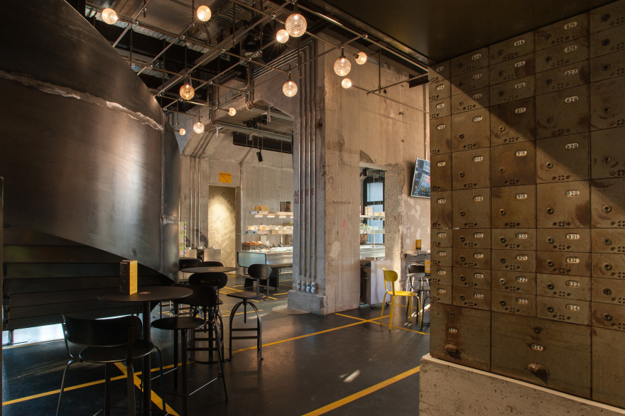 瑞士 Sihlpost Hiltl 餐厅设计-11