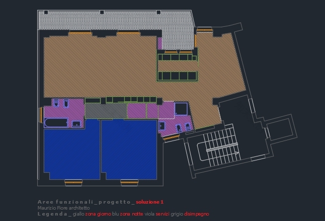 意大利 60 年代公寓翻新,日间生活区与厨房间灵动融合-13