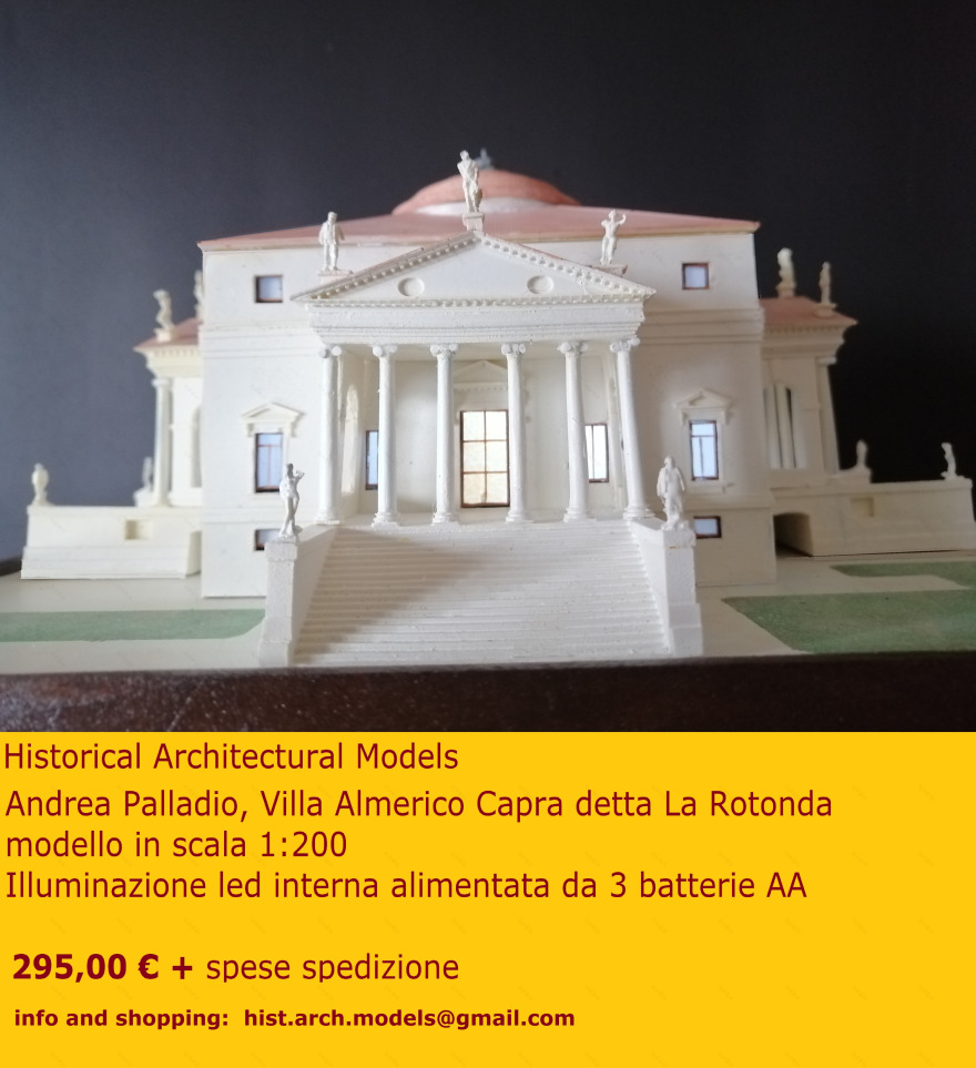 安德烈·帕拉第奥的拉罗通达别墅建筑模型-2