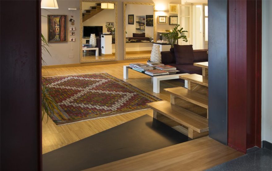 双层公寓空间重构,打造庭院阳光工作室-0