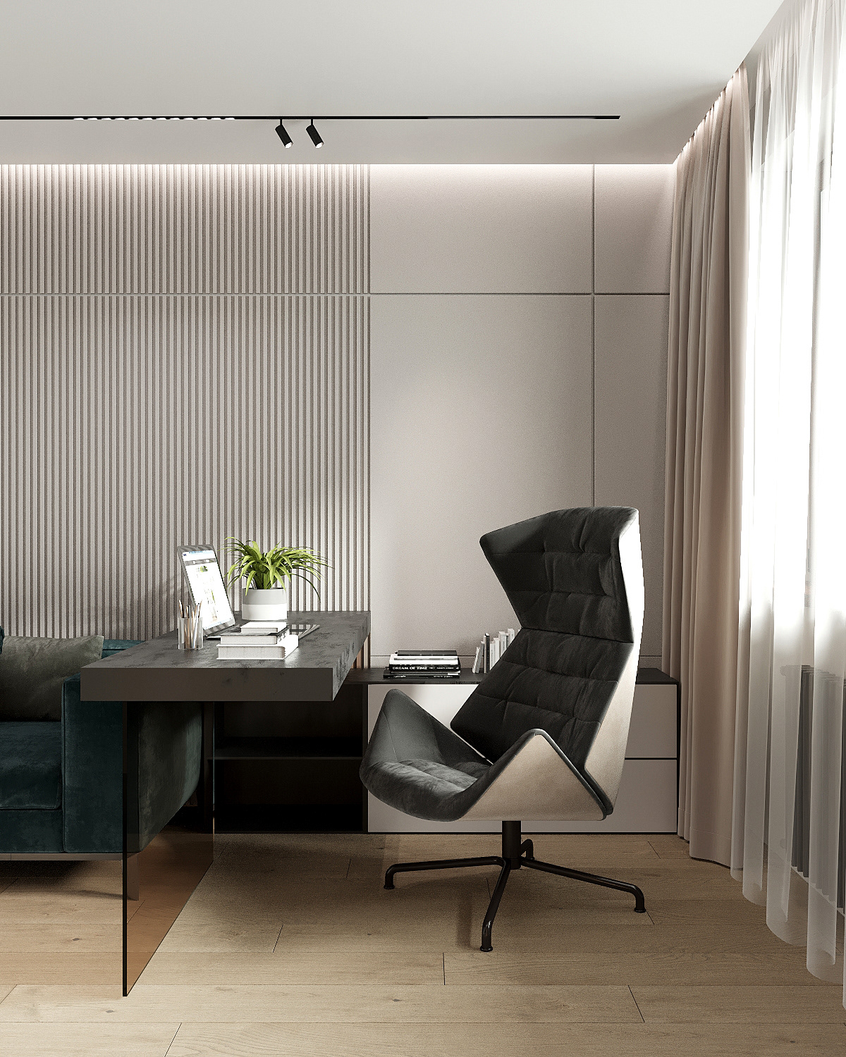 胡桃木+大理石，不一样的奢华质感！-16