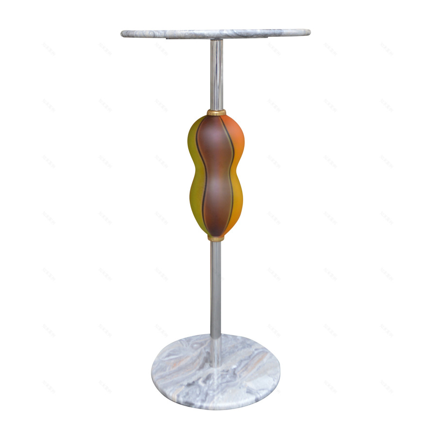 优雅玻璃长桌,打造站立晚餐新体验-1