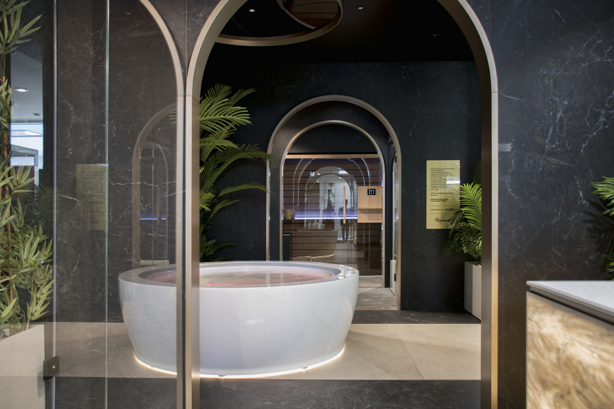 温泉 SPA 美容院 | 金属绿意营造放松氛围-4