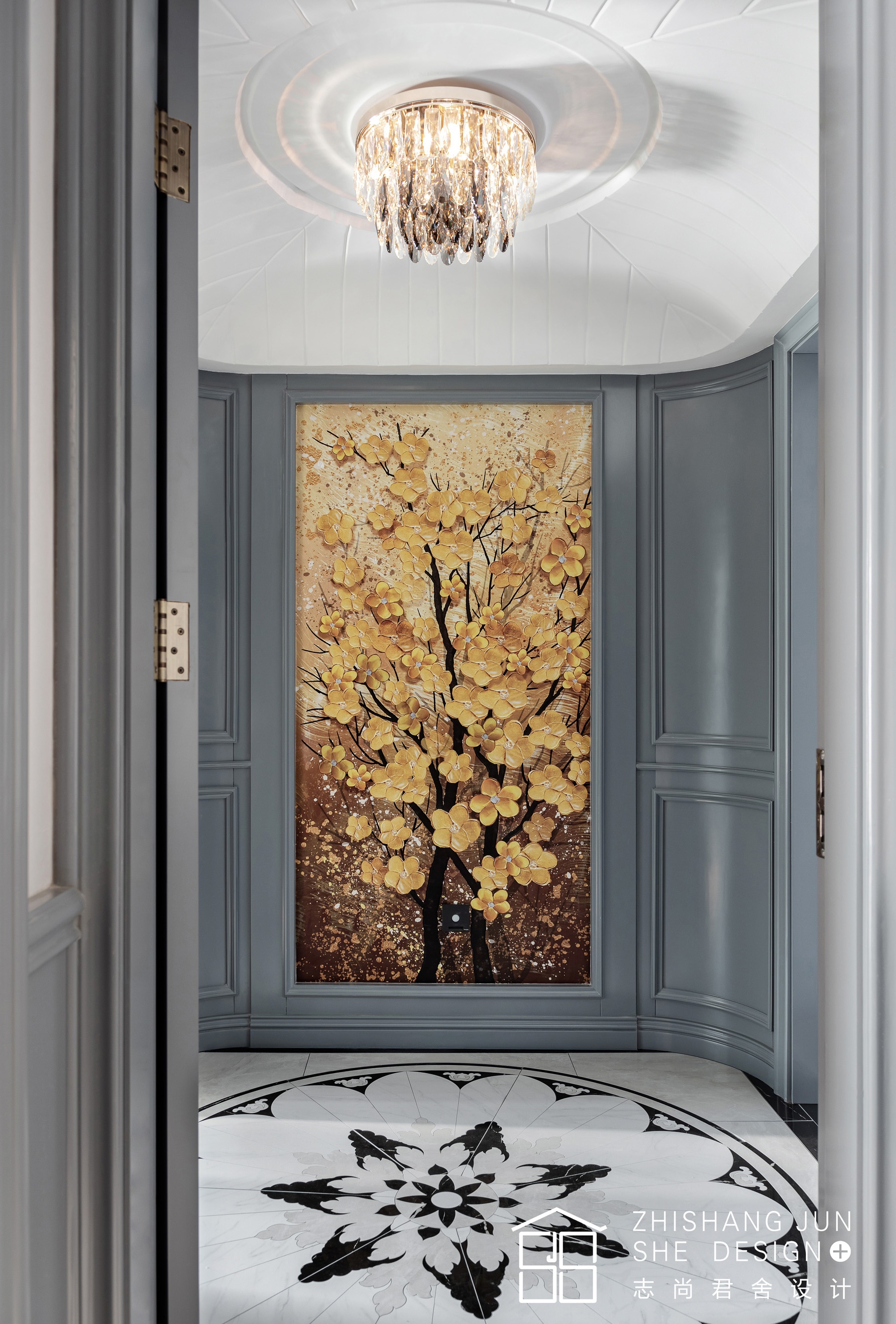 浪漫优雅，150㎡精装改造；低调内敛宁静优雅的法式，谁能不爱|志尚君舍设计-14