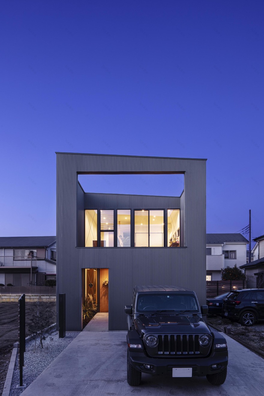 封闭外壳内的宽敞空间 别墅建筑 HouseI丨日本神奈川丨N.A.O. Naoki Kato-36