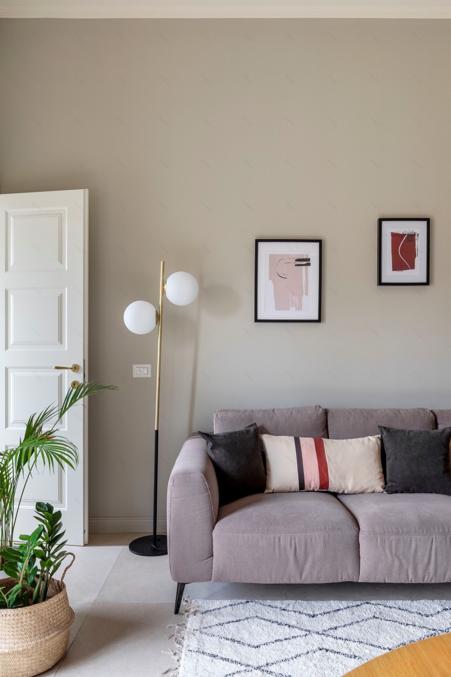 米兰历史公寓中的现代经典新诠释-7