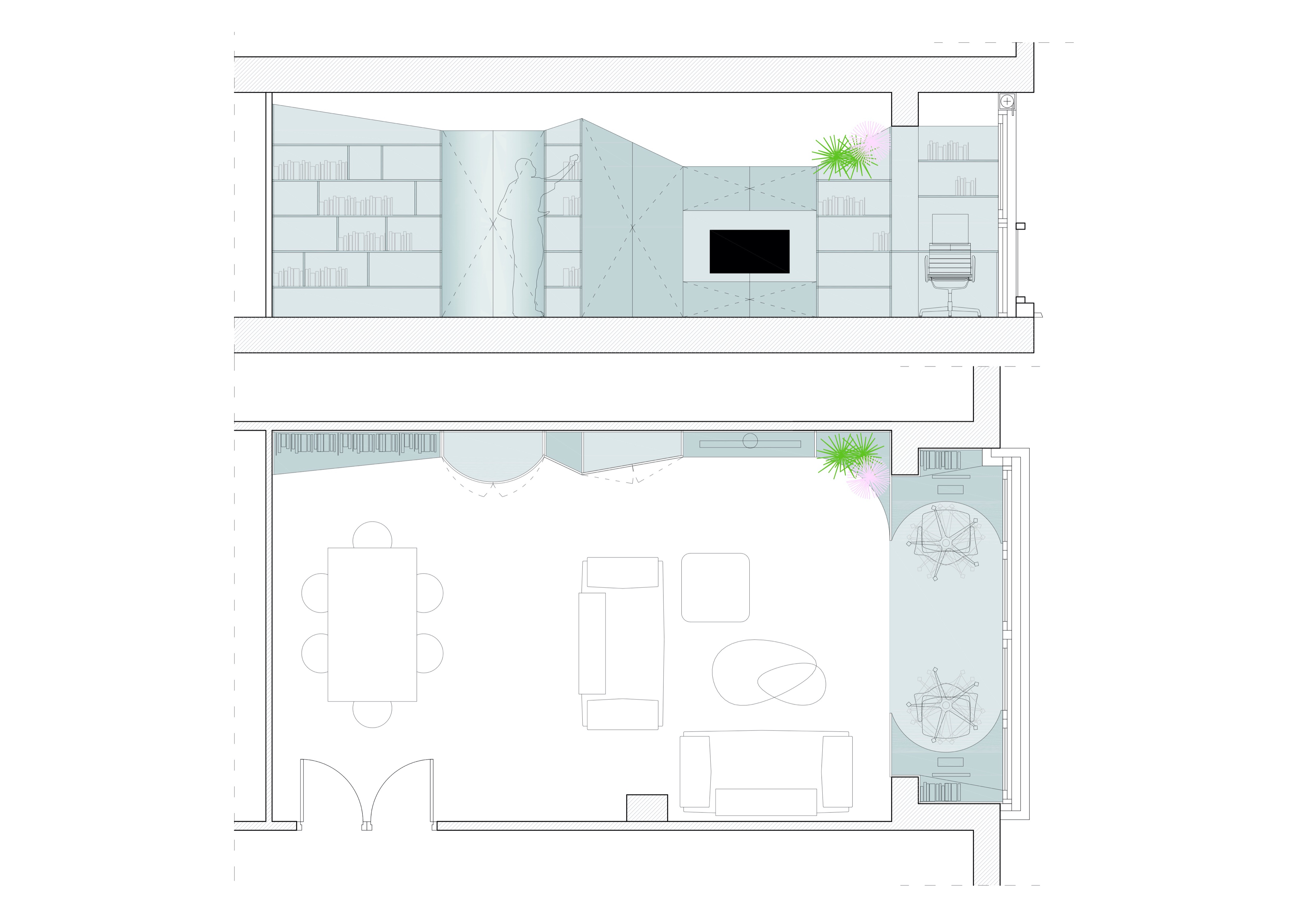 旋转式多功能家具解决空间难题-9