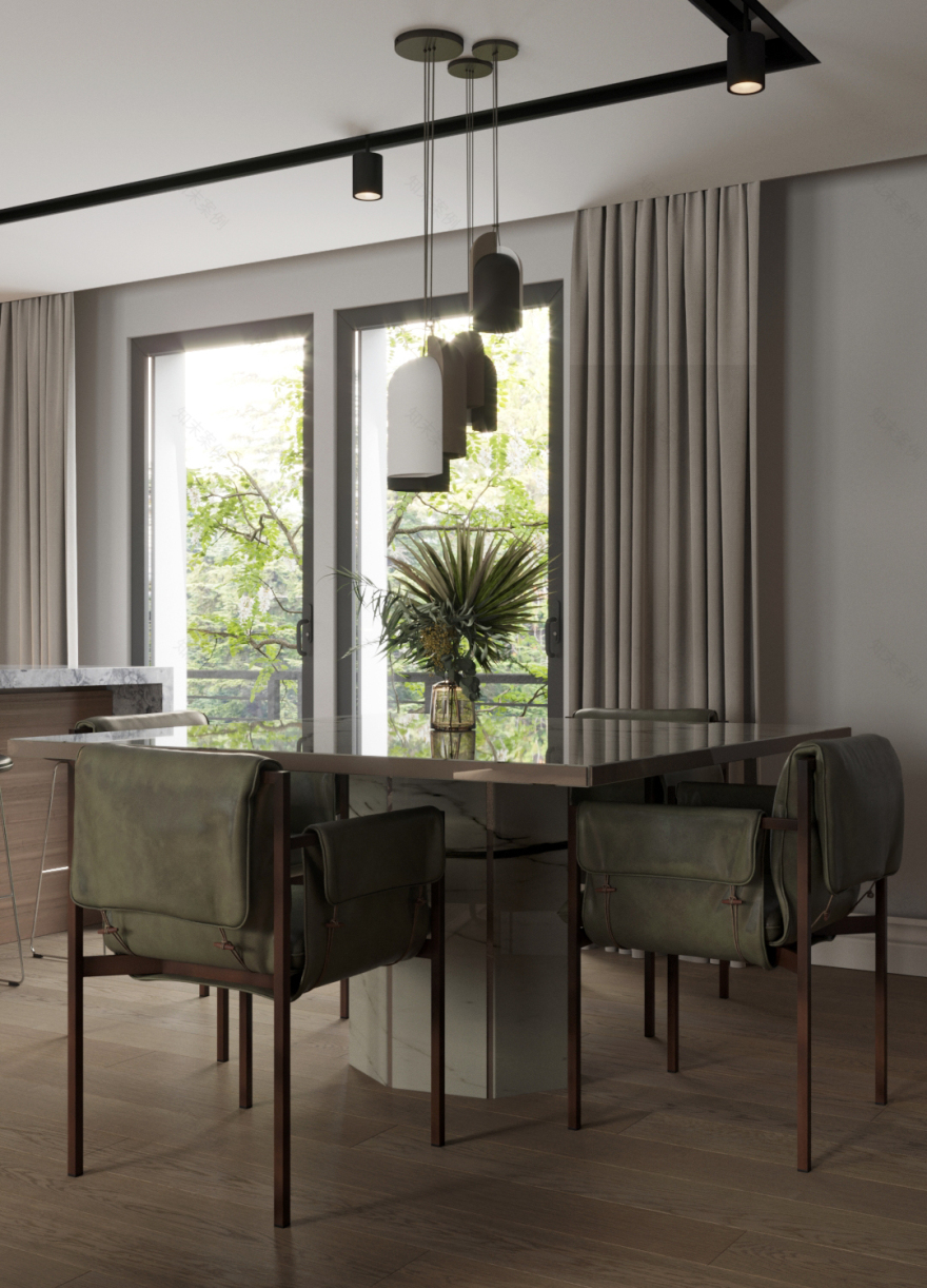 瑞士卢加诺 Collina D'Oro 平层公寓,自然与设计的完美融合-8