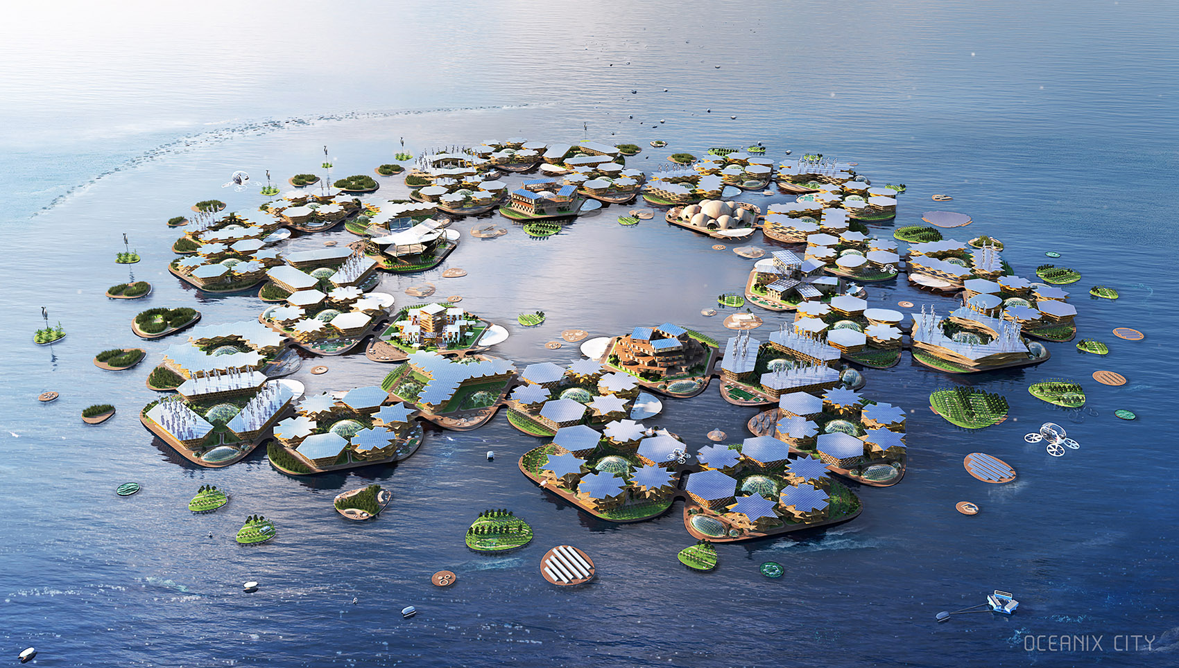 “Oceanix City”漂浮城市/全球第一个弹性化的、可持续发展的漂浮社区-65