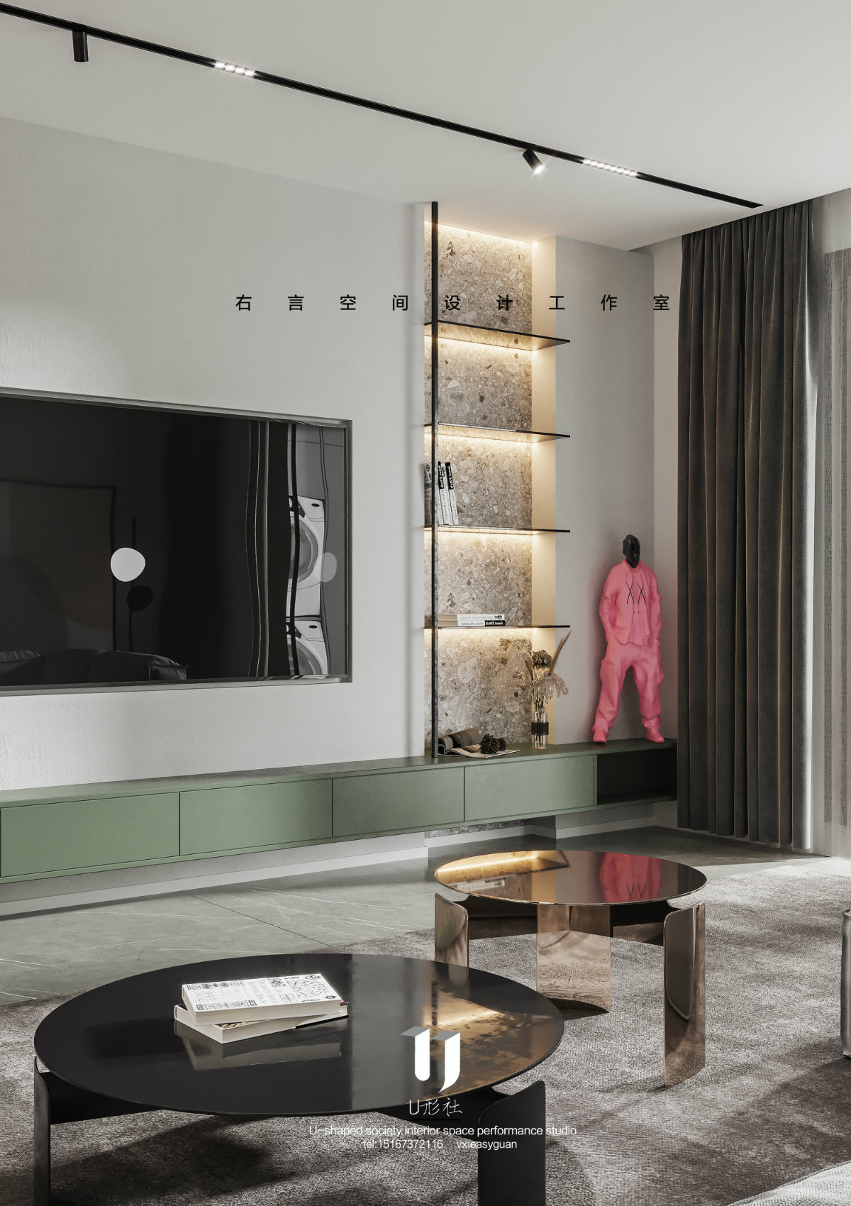 一套莫兰蒂色系的住宅-12