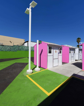 Whitsett West 小屋村庄丨美国洛杉矶丨Lehrer 建筑事务所