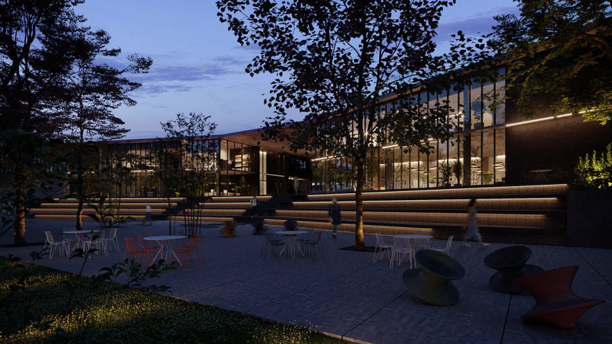 极简主义的绿色商务别墅设计-1