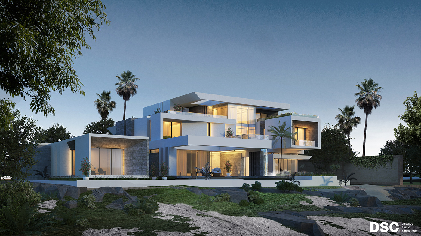 KSA PRIVATE VILLA| Design & Visualizations.丨别墅建筑丨GOLF VILLA | Design & Visualizations.-3