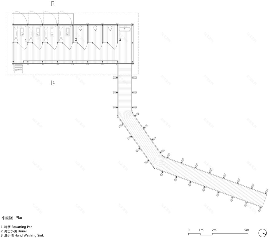 石城子村公共厕所 | 低成本逆袭之彩钢板与黑木的结合-70