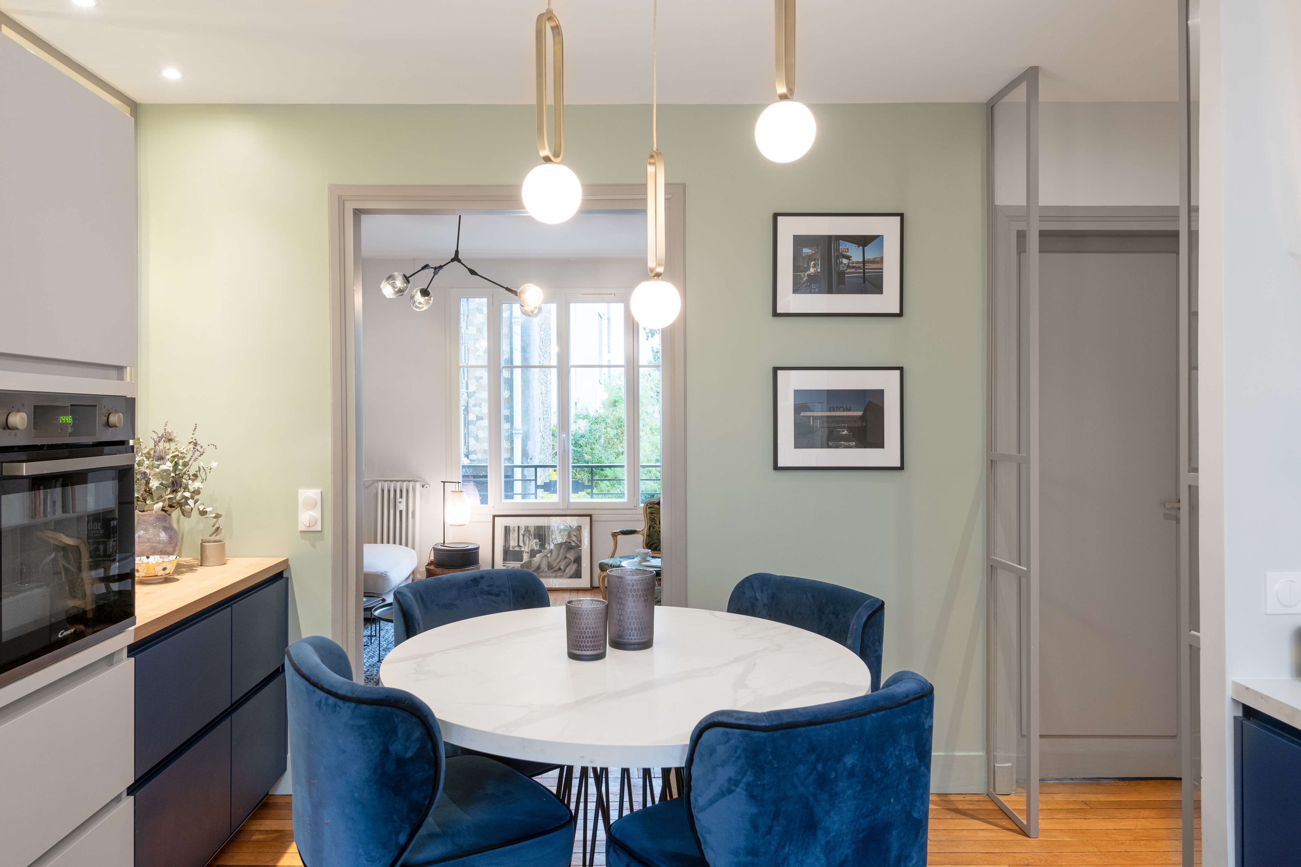 巴黎 30 年代公寓的现代改造丨法国巴黎丨BULLES & TAILLECRAYON-0