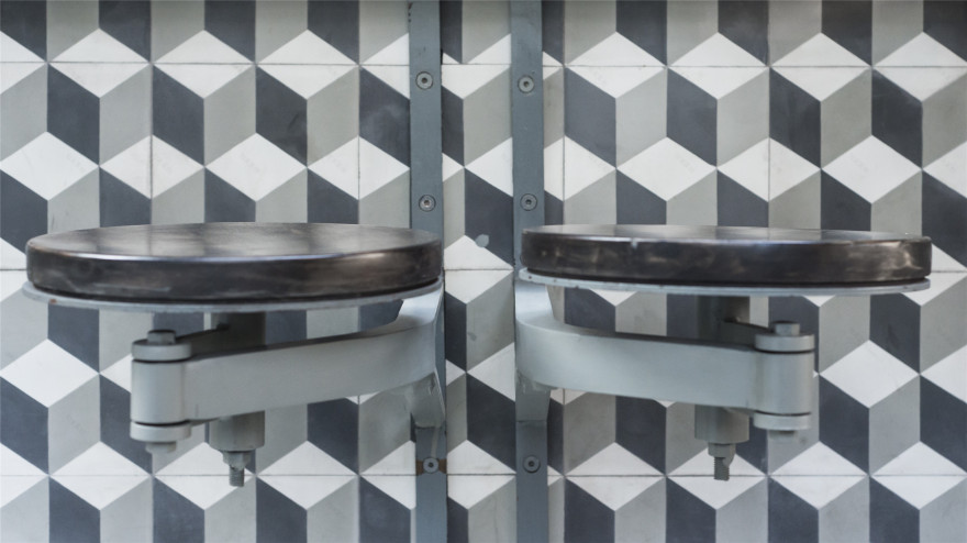 复古美式汉堡店,打破内外边界-18