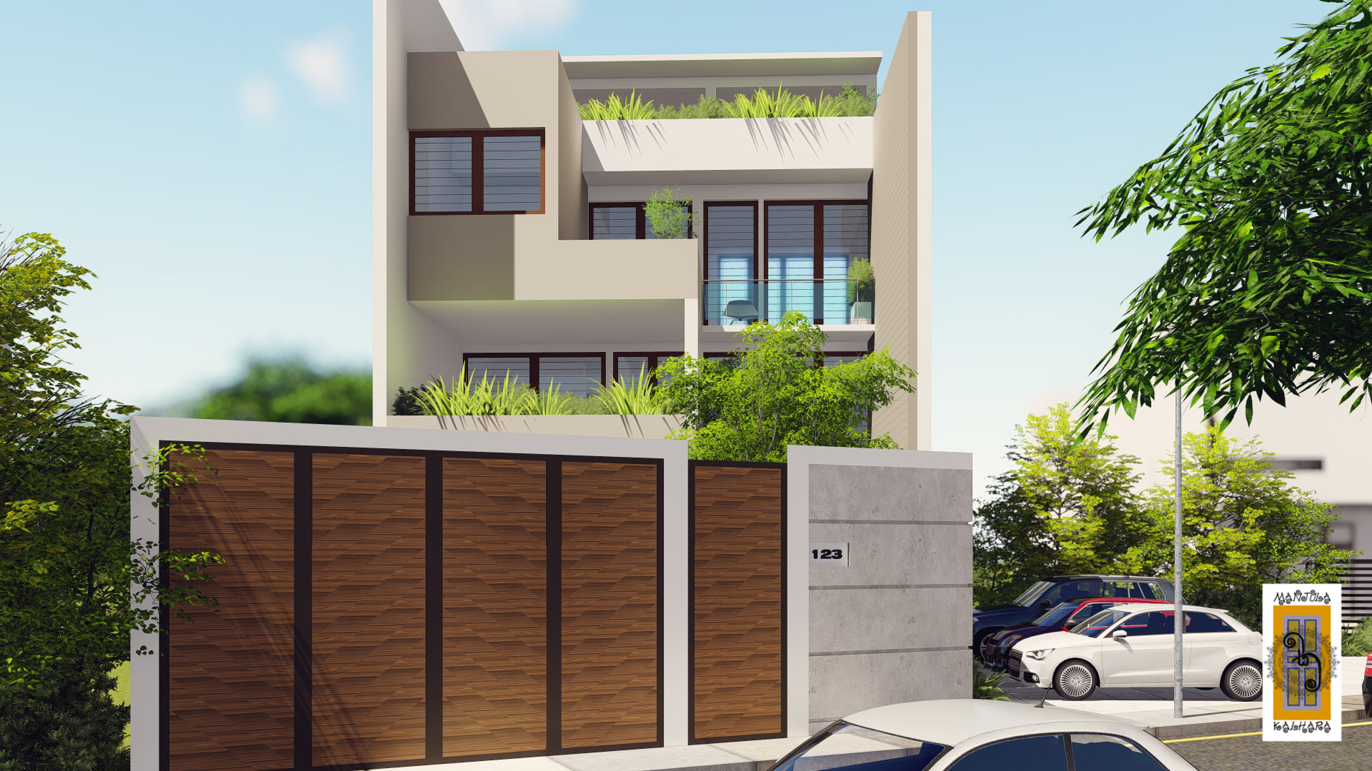 "斯里兰卡 Battaramulla 别墅 | 现代极简主义的完美体现"-13