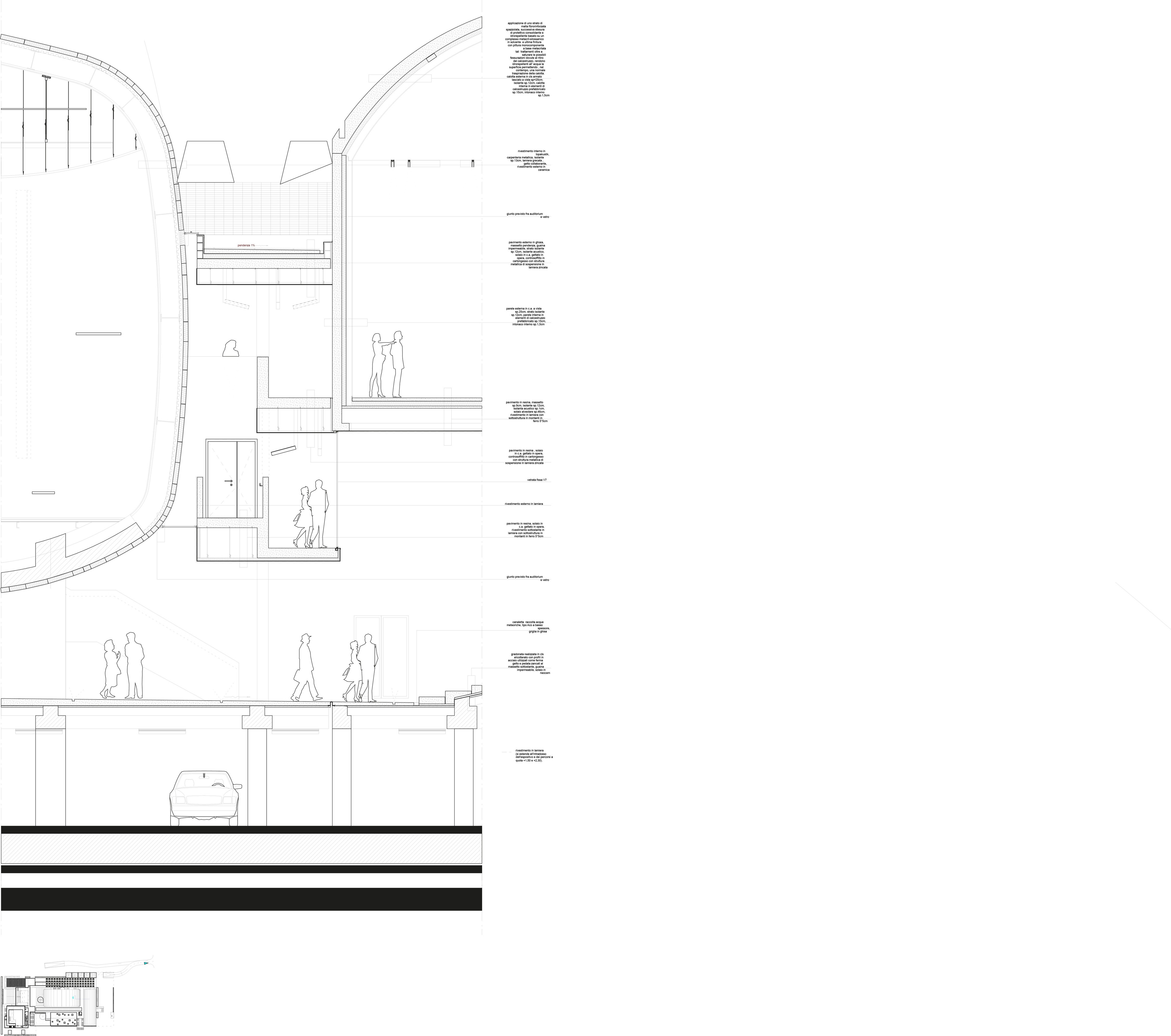 米兰郊区新建筑 | 知识传递中心的绿色 ceramic 大厅-31