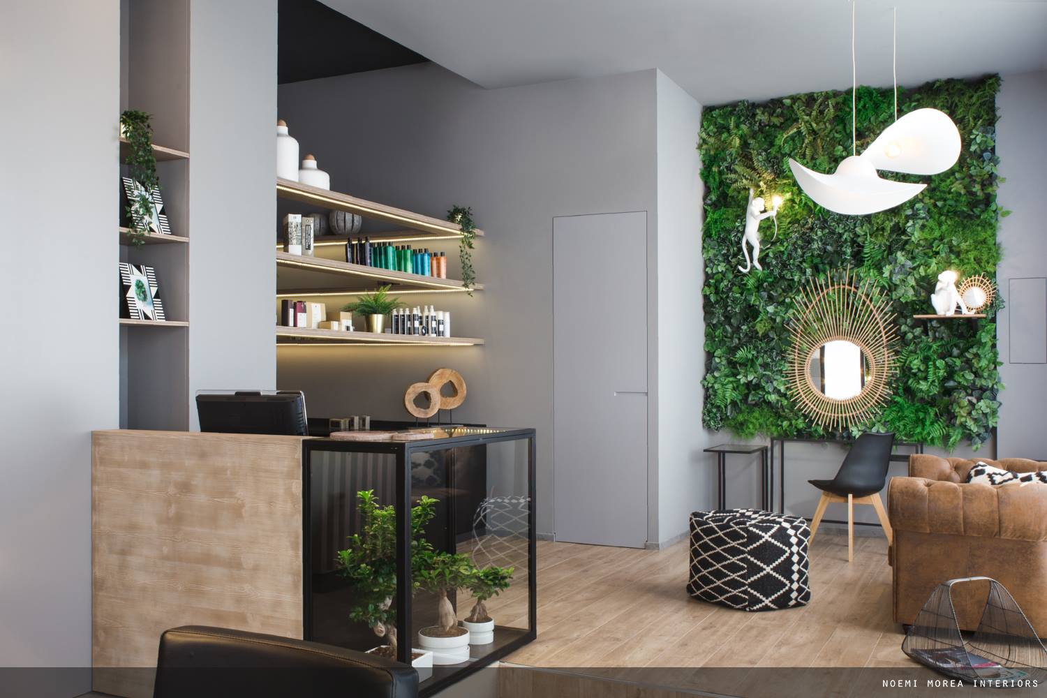 NOEMI MOREA interiors, NOEMI MOREA丨理发店丨C O N C I T A hair saloon-21