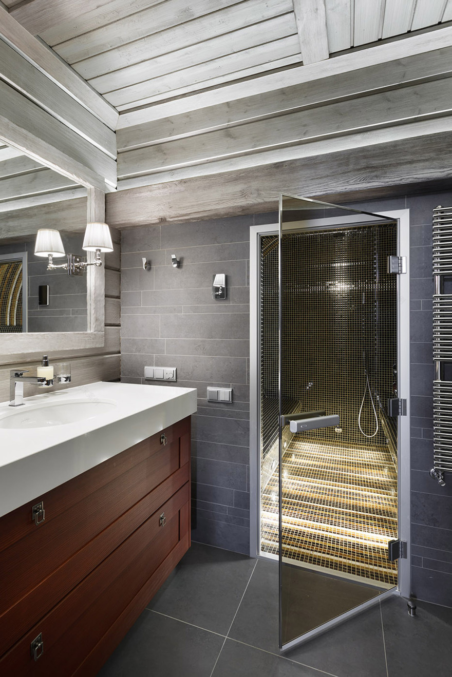 雪域风情 | Courchevel 风格木屋设计-10