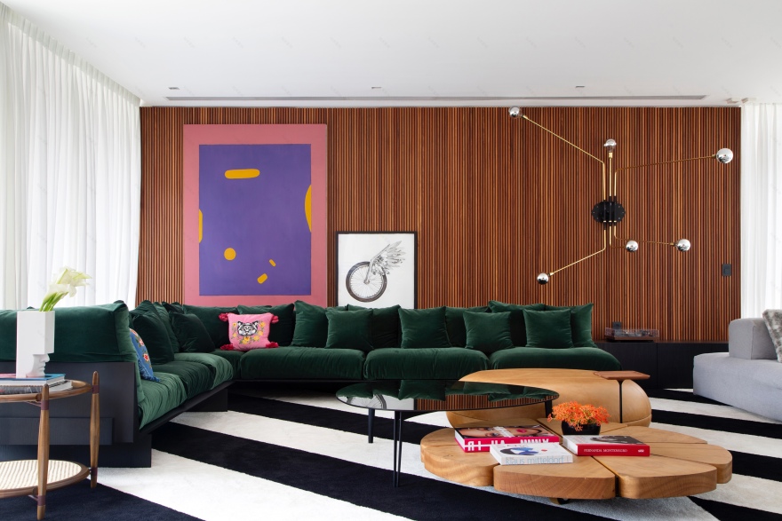 巴西女演员 Bruna Marquezine 家居设计 | 色彩斑斓的千平米艺术空间-1