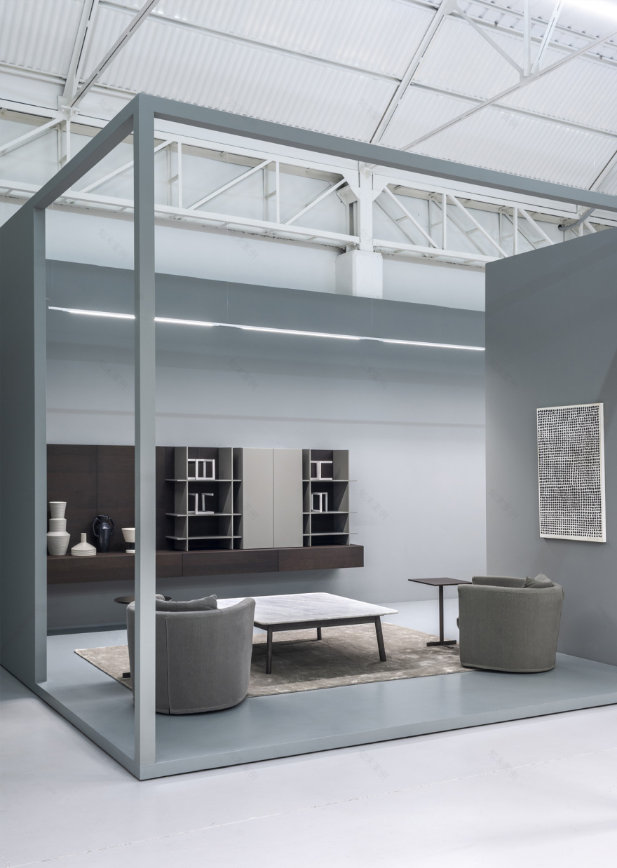 MD H 工厂展示厅——简约精致,空间分明的设计-3