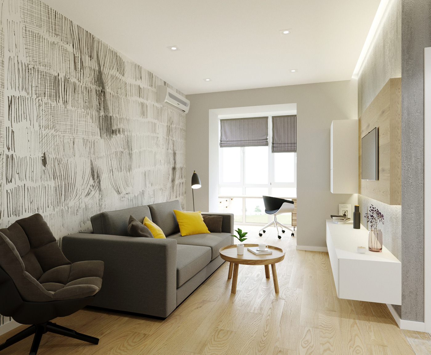 Julia Kiliianchuk丨公寓丨Modern apartment for a young man, Dnipro, 2019.-2