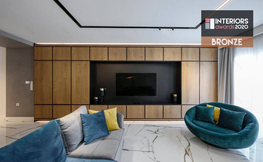 创意木石交融,MNK 设计工作室打造双层公寓空间-0