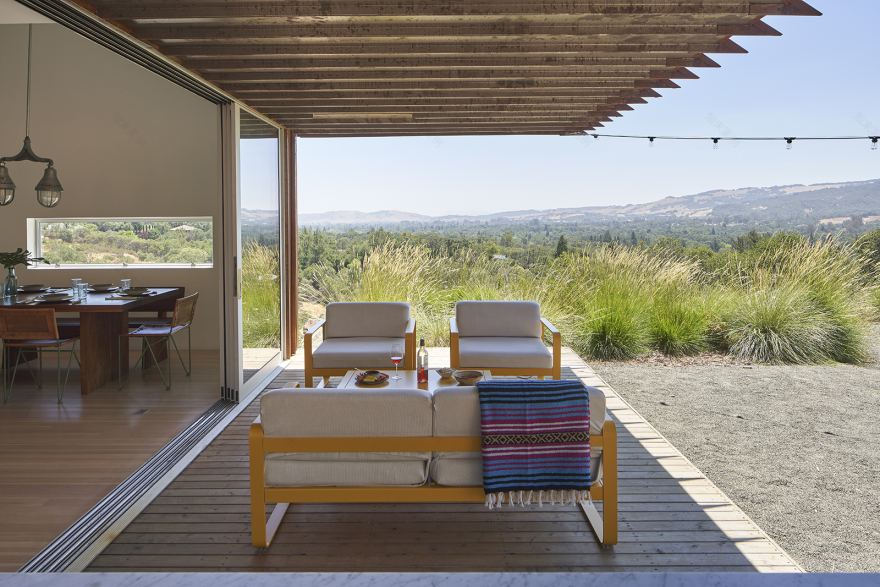 三屋顶世外桃源 | 加州索诺玛乡村度假住宅-43