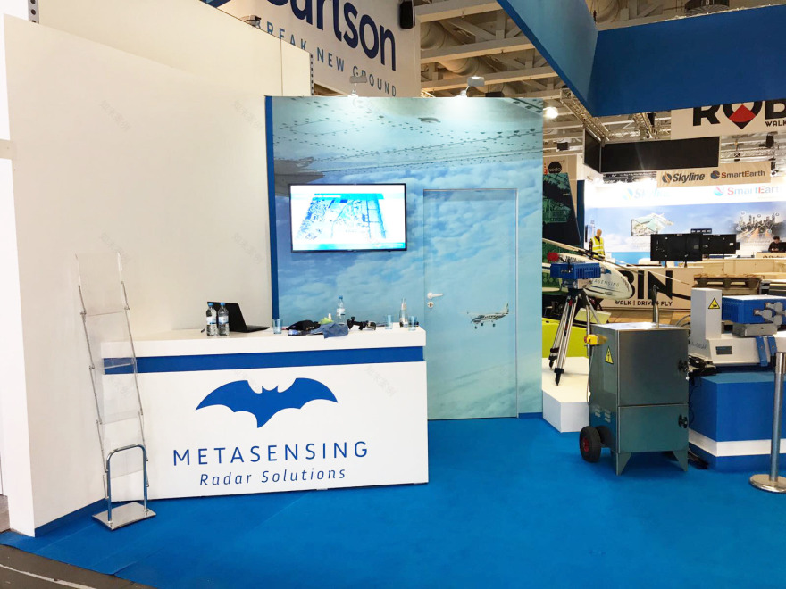 "Metasensing"雷达解决方案展台设计 | 简约实用,捕捉视线-5