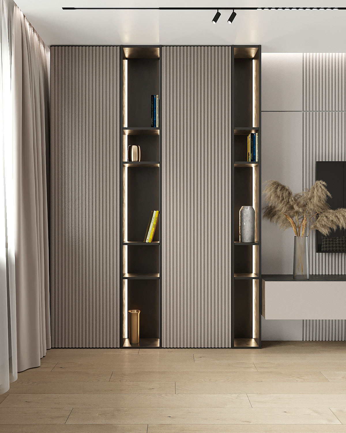 胡桃木+大理石，不一样的奢华质感！-18