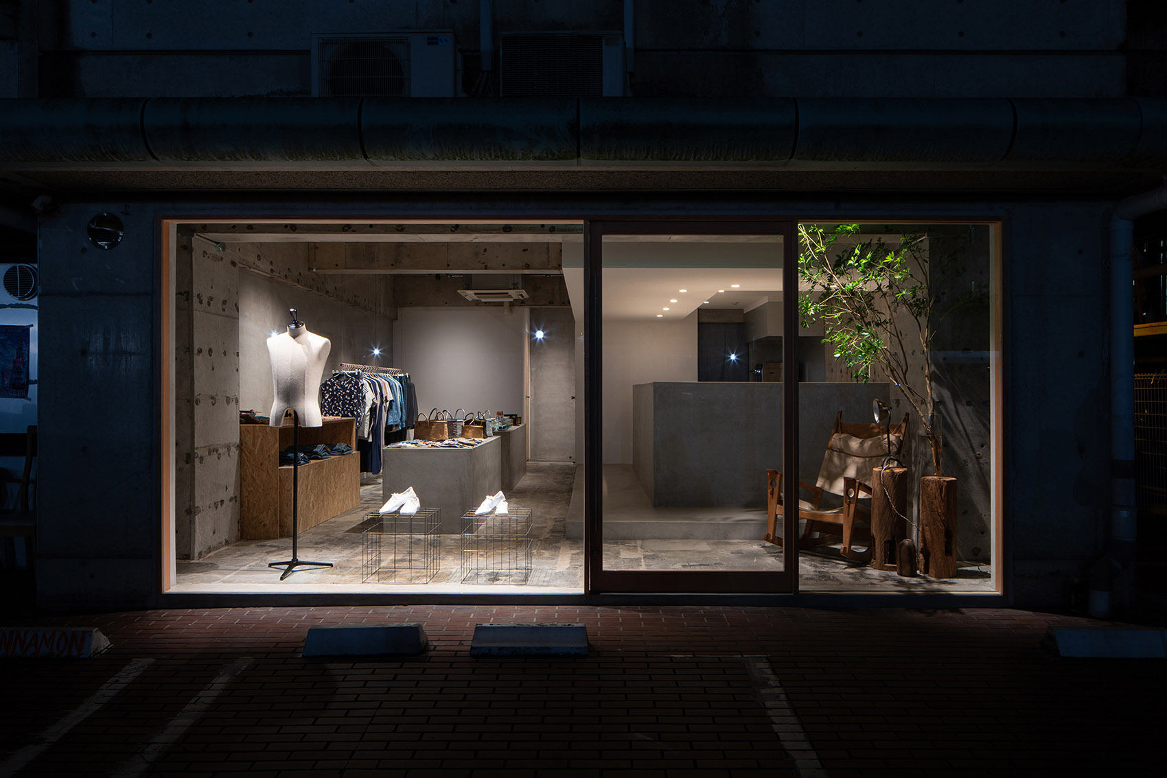 aswell服装店和咖啡馆，日本/让空间恢复到最原始的面貌-42