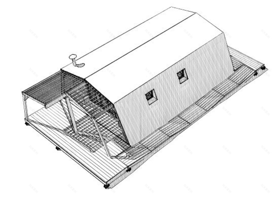 创新轻便休闲小屋,比利时森林中的木质天地-6
