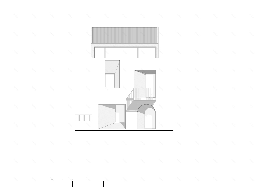 石材切割的现代别墅,光影对话的故事-12