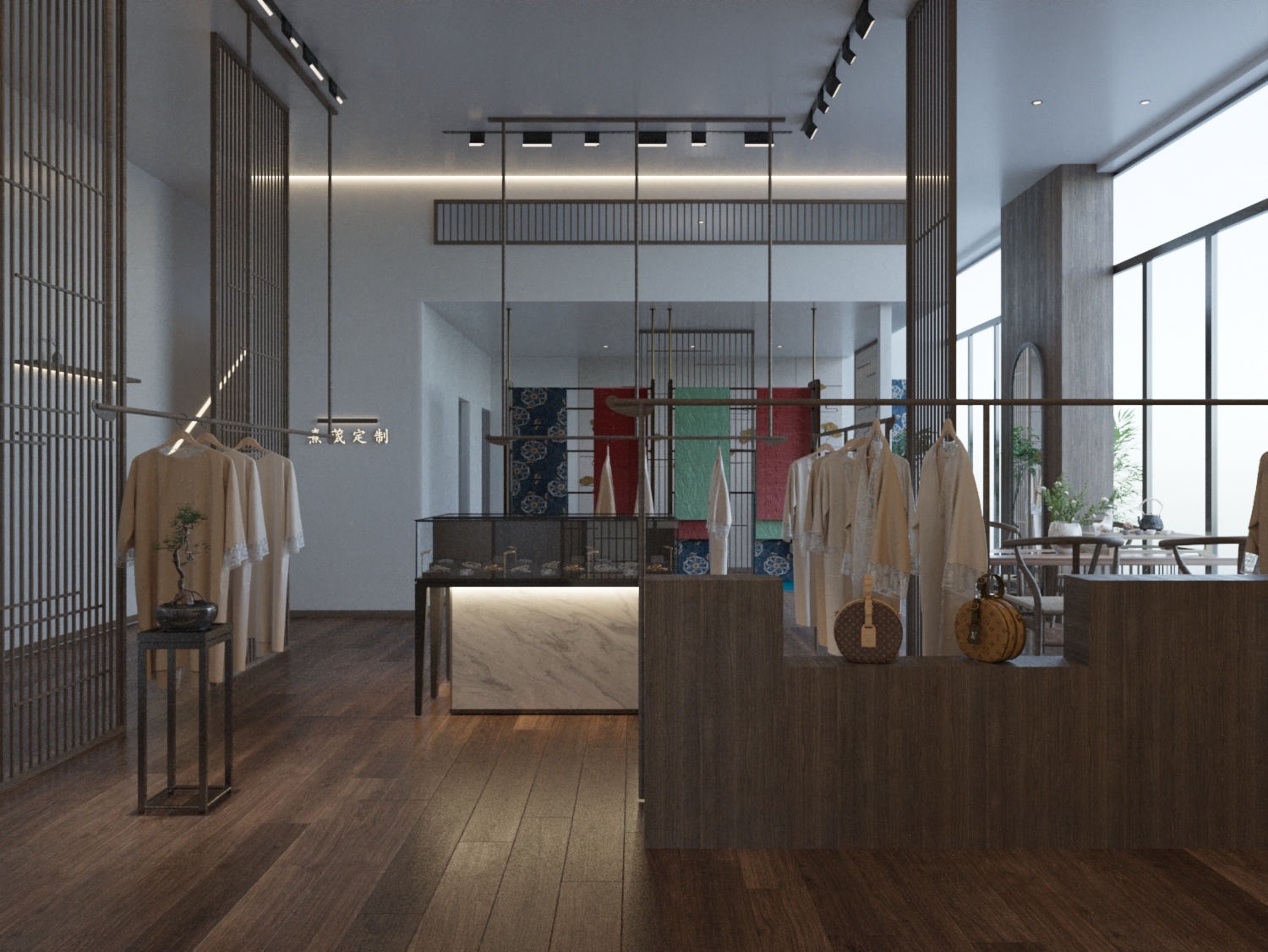 河北沧州熹葳定制旗袍店丨中国河北丨一峪空间-5