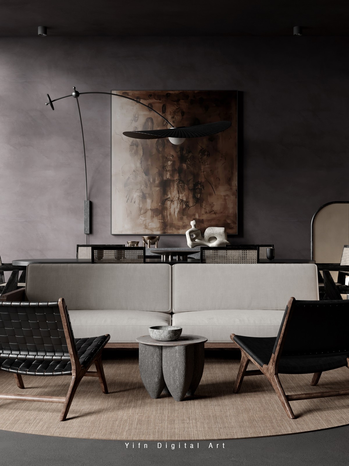 易梵 / 室内住宅 / corona,Rendering-6