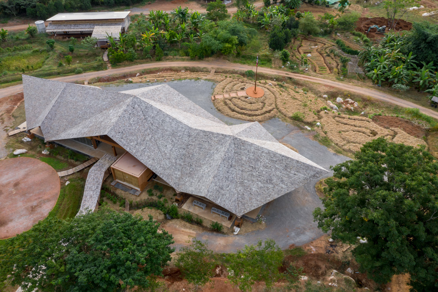 PANNAR充足经济和农业学习中心，泰国/“充足经济哲学”在建筑设计上的体现-44