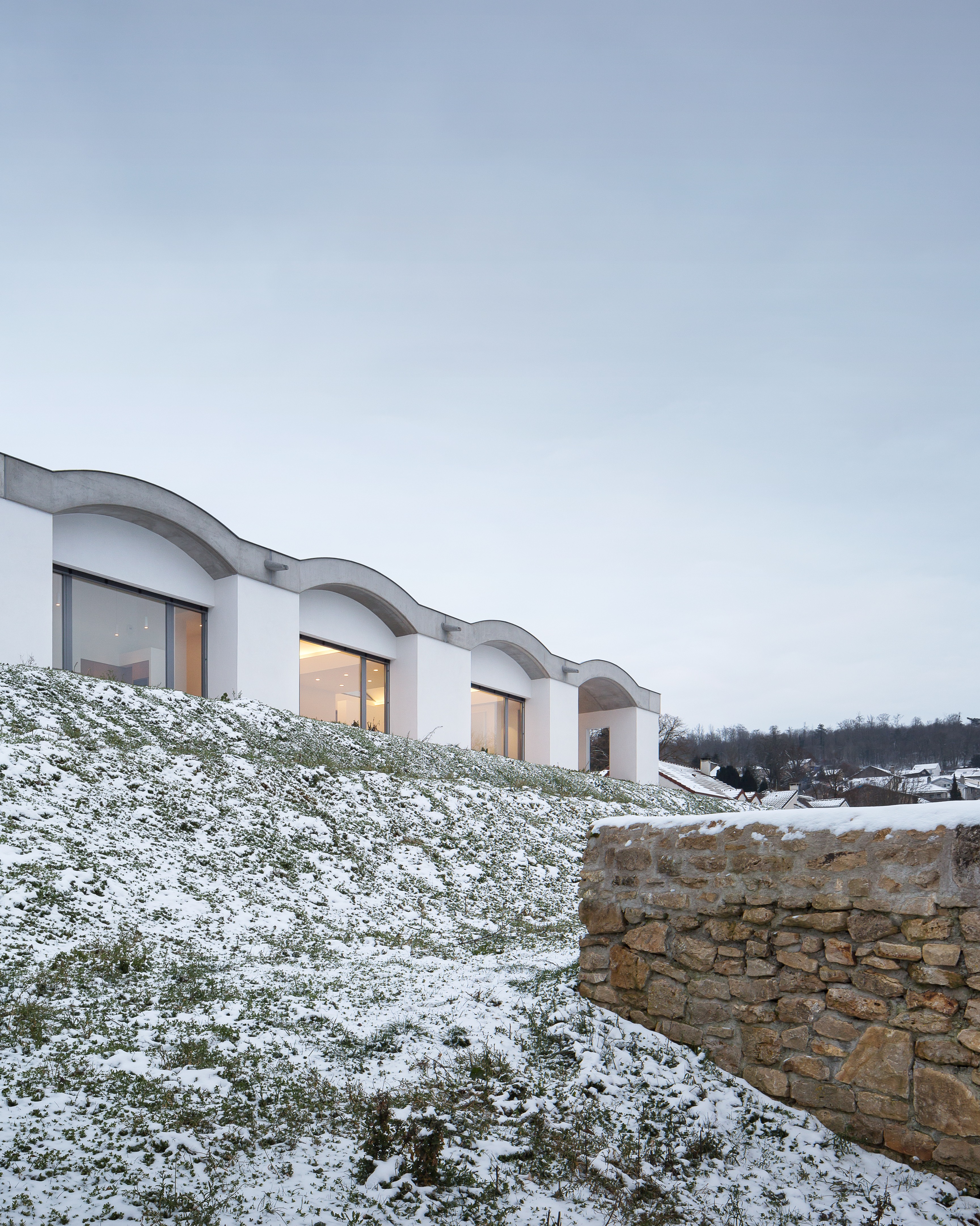 Vulcano+Gibello Architectes丨别墅建筑丨House on the Hillside-54
