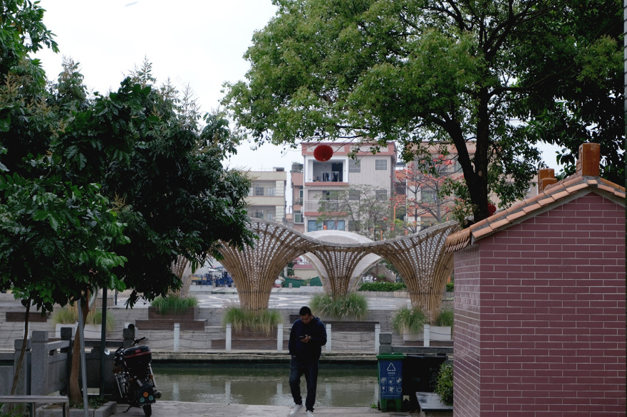 黄龙滨水竹廊丨中国佛山丨竖梁社,华南理工大学建筑学院-22