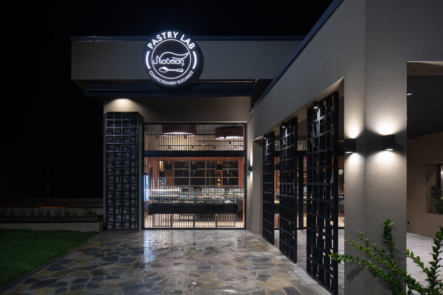 几何元素构建美食空间,温馨和谐呈现-11