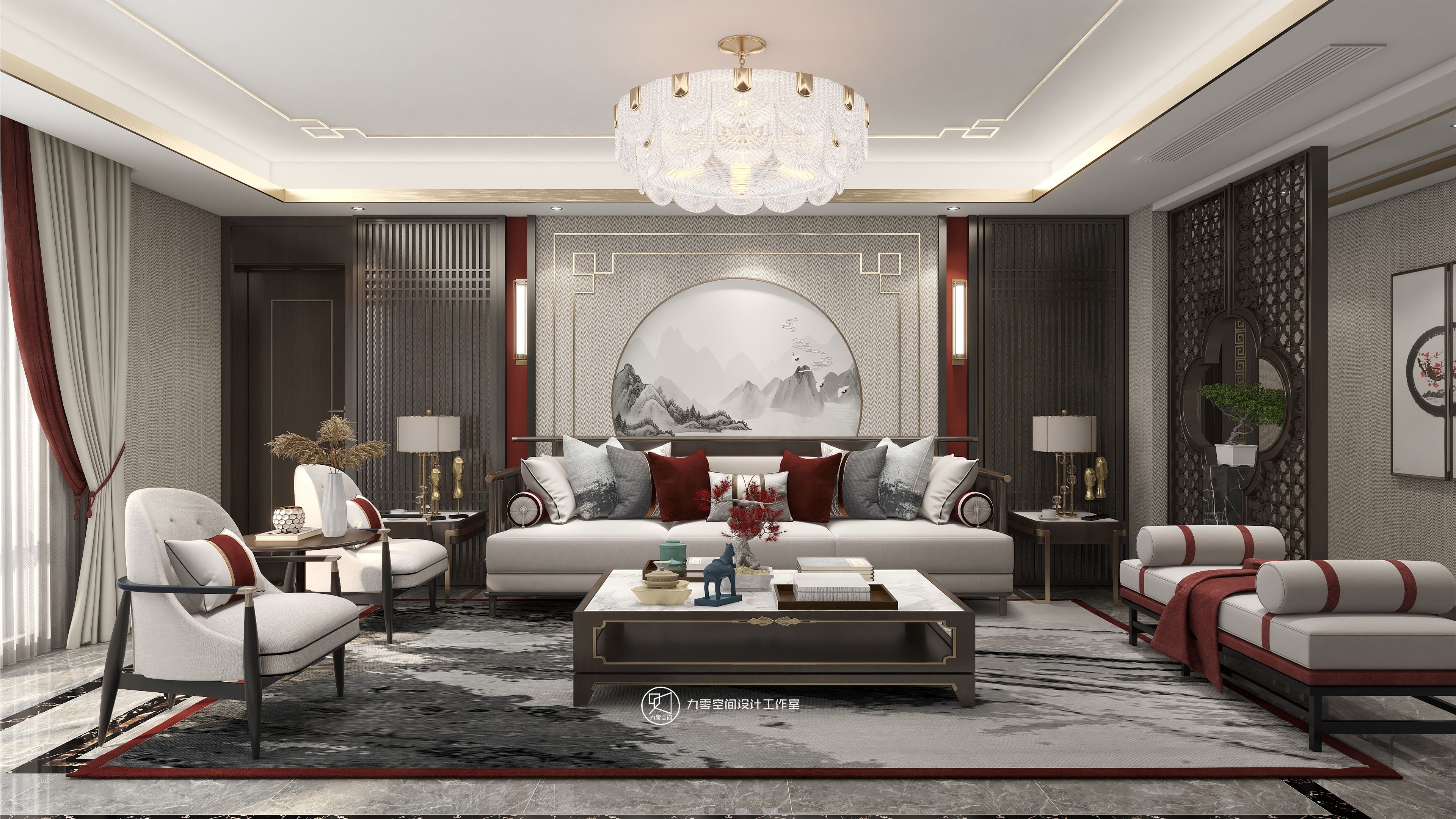 90空间《莫问归期》165平方新中式，回归安静，享受自然本身的恬静！-0