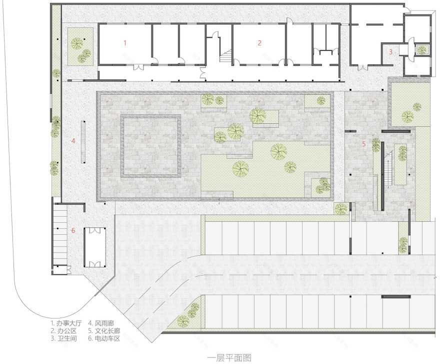 骑力村党群中心 | 传统与现代融合的乡村文化生活新地标-75