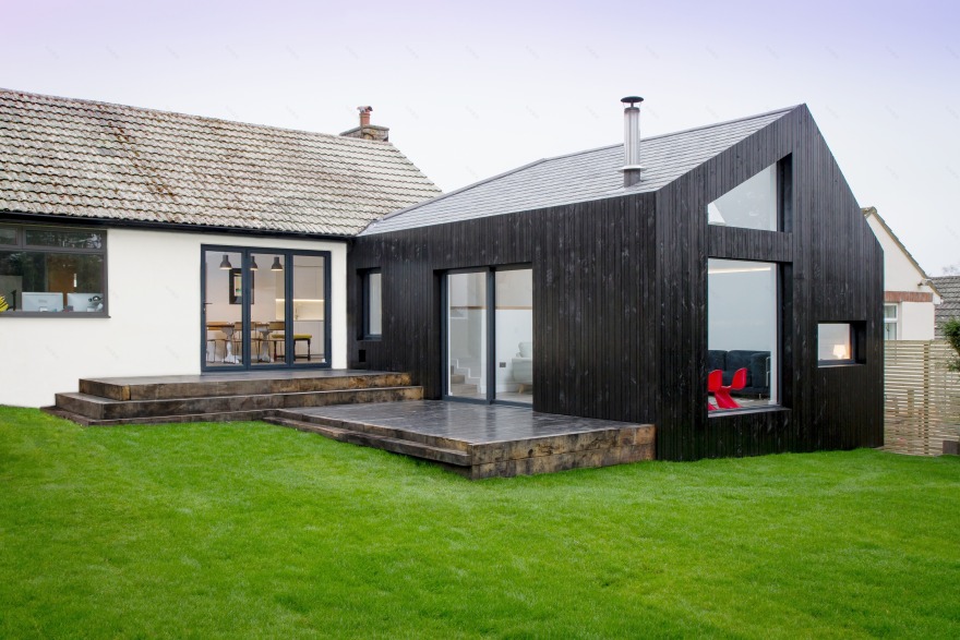 森林中的“树屋”别墅扩建-11