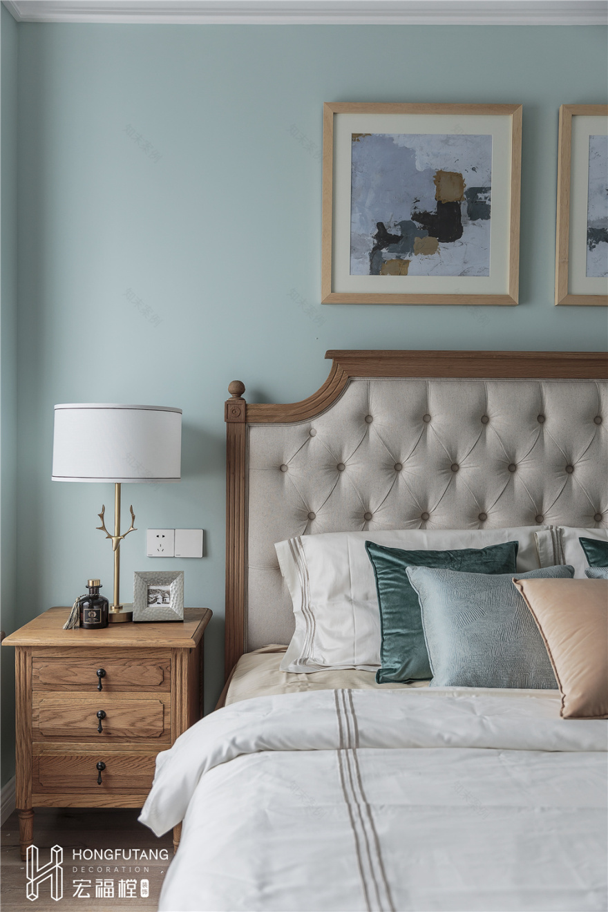 成都宏福樘装饰《飞行棋》平层住宅设计,美式混搭风格-55